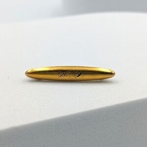 Antique Victorian 10k gold top monogram beauty pin